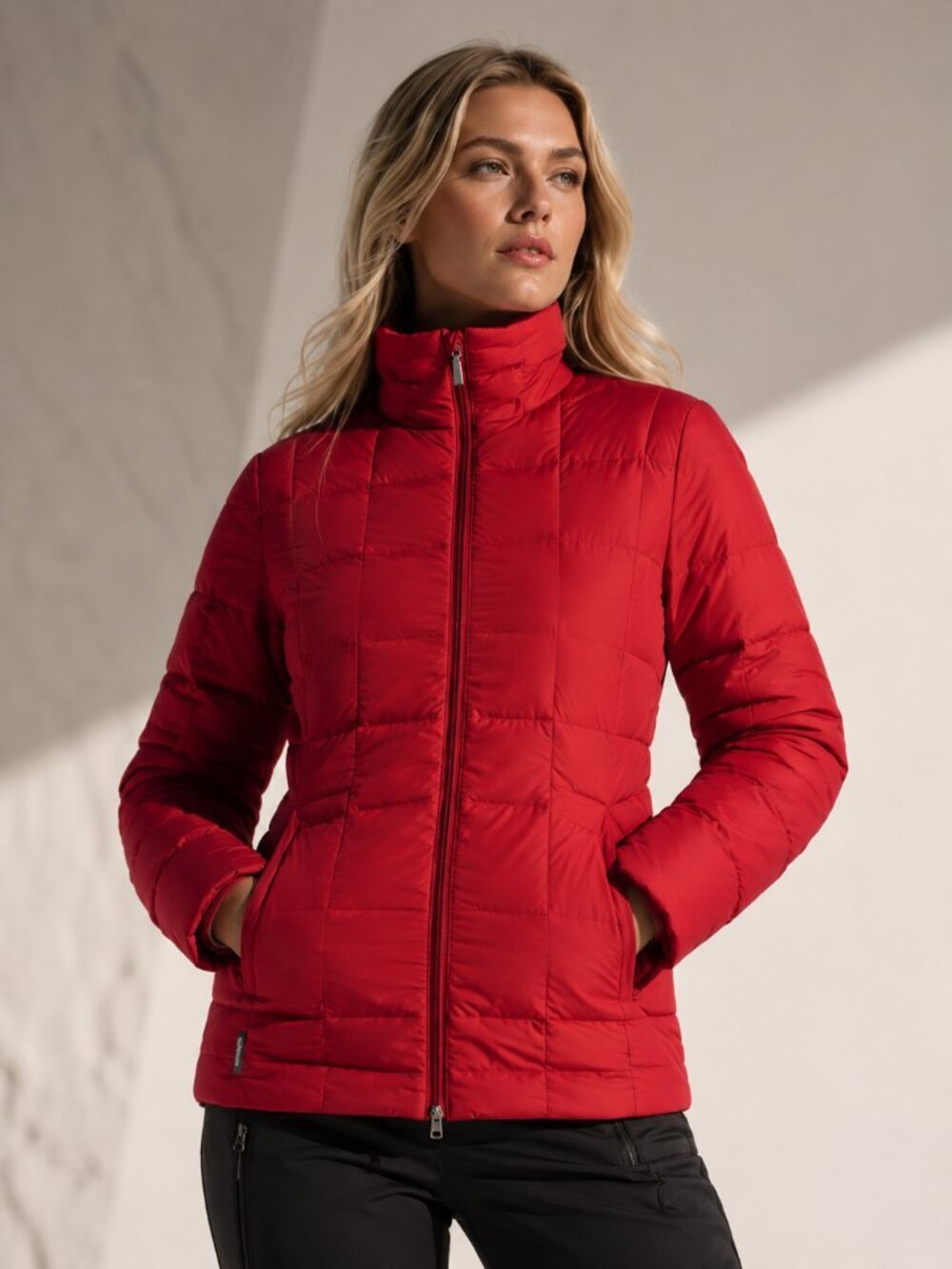 Vintage Moncler Red Square Quilted Puffer Jacket Coat
